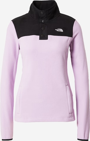 THE NORTH FACE Athletic fleece jacket in Purple: front