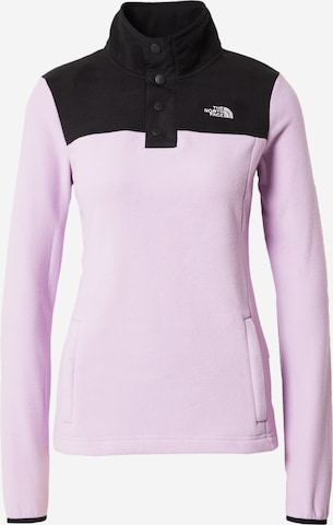 THE NORTH FACE Athletic Fleece Jacket in Purple: front