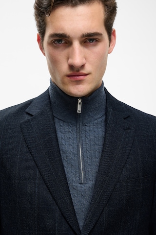 Matinique - Regular Fit Jaqueta 'Charles' em azul