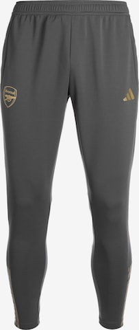 ADIDAS PERFORMANCE Workout Pants 'Arsenal Tiro 23' in Grey: front