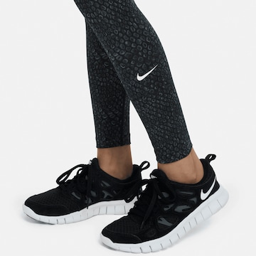 NIKE Skinny Workout Pants in Grey