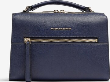 Piquadro Shoulder Bag in Blue: front