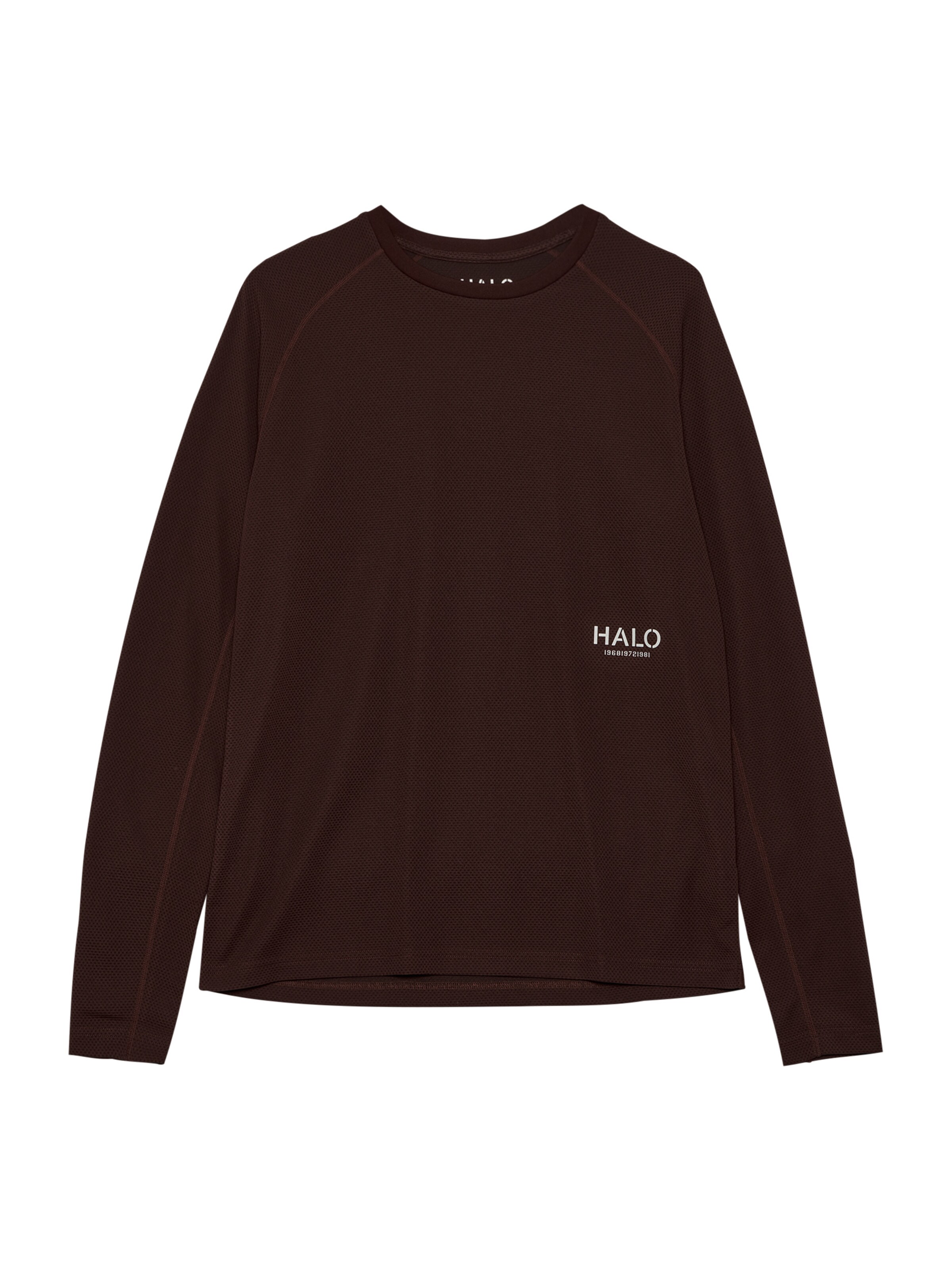 HALO Shirt in Braun: Vorderseite