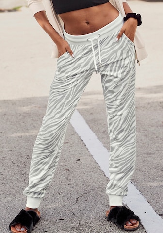 LASCANA Regular Trousers in Grey: front