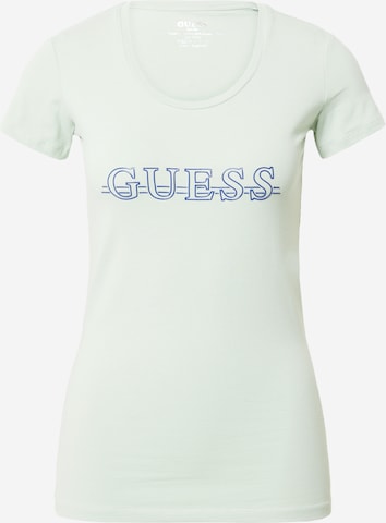 GUESS Shirt 'DAVINA' in Groen: voorkant