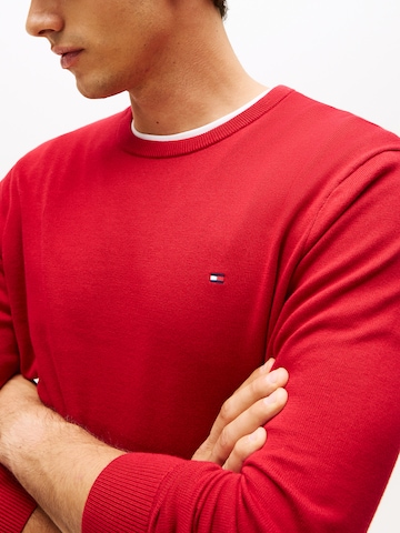 TOMMY HILFIGER Πουλόβερ 'Essential' σε κόκκινο