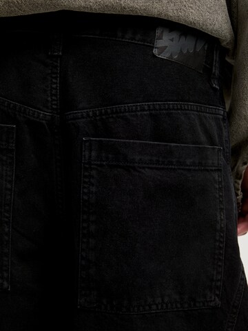 Wide leg Jeans cargo di Pull&Bear in nero