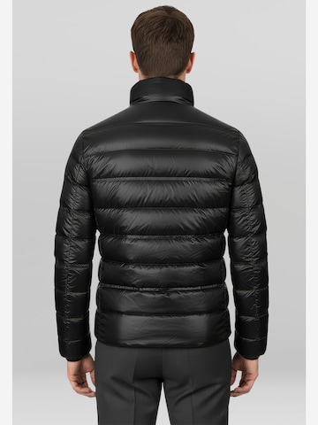 Blauer Winterjas 'Belmont' in Zwart