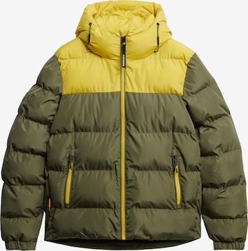 Veste mi-saison Superdry en vert : devant