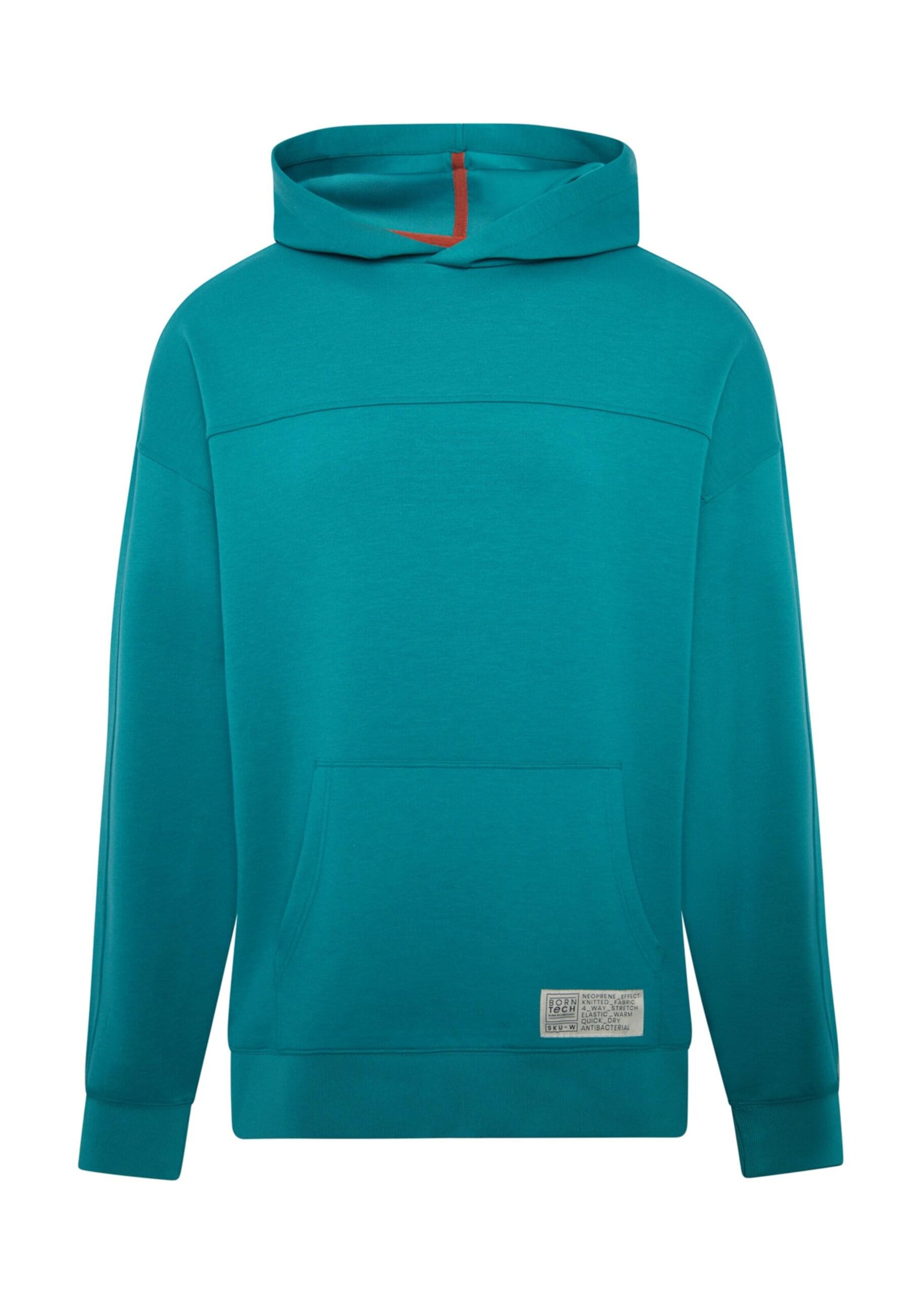 Born Living Yoga Sweatshirt 'Halong' in Green: front