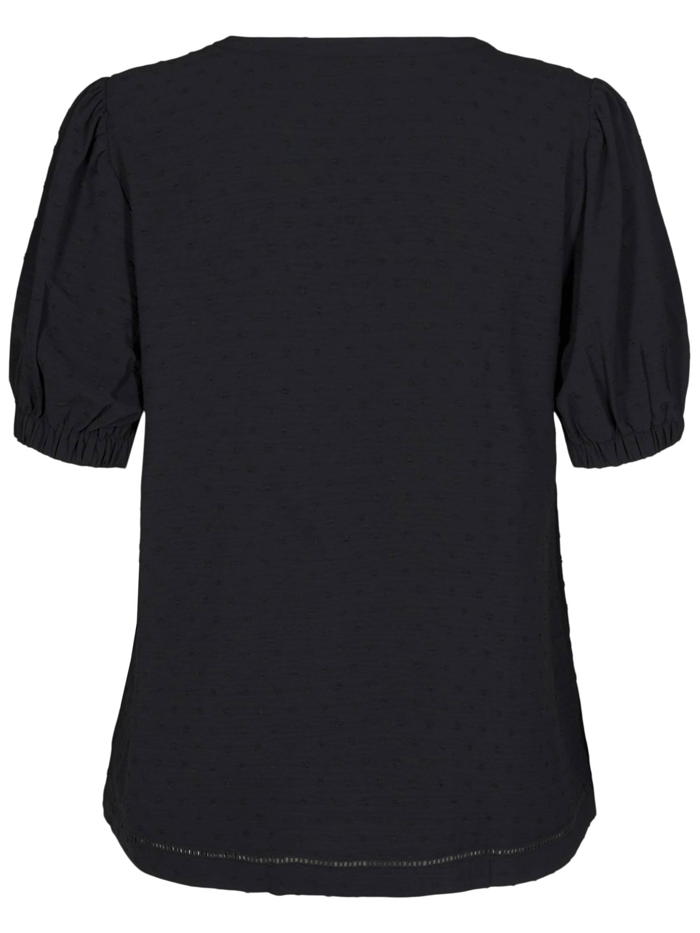 Zizzi Bluse 'MLISSA' in Schwarz