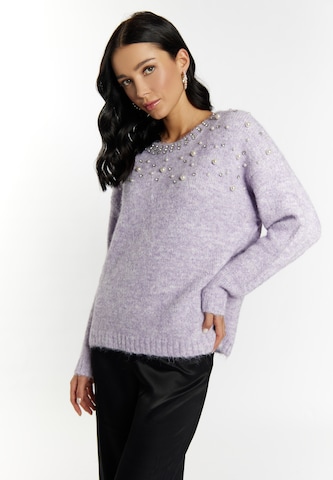 faina Sweater 'Koosh' in Purple: front