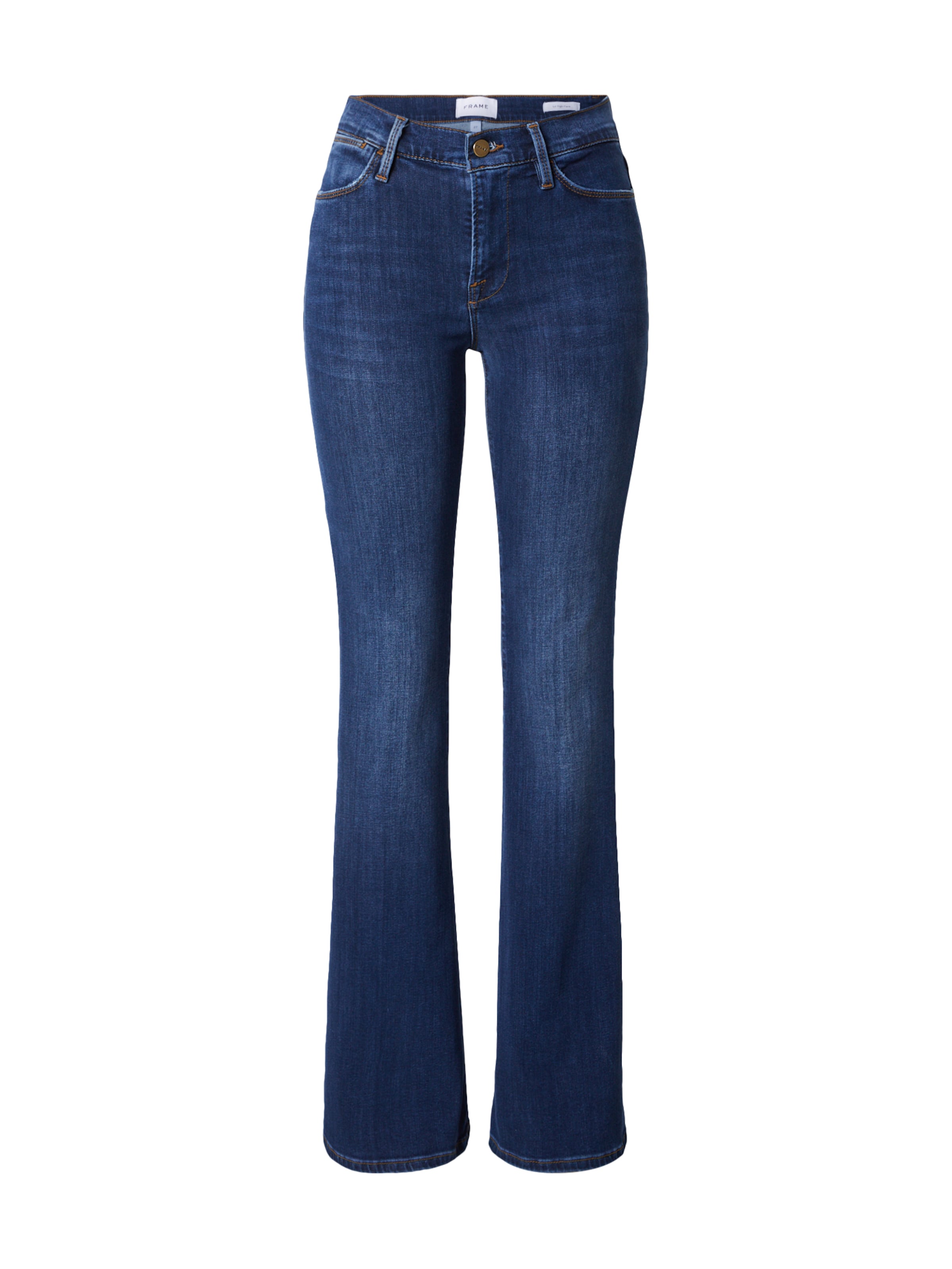 FRAME Flared Jeans in Blue: front