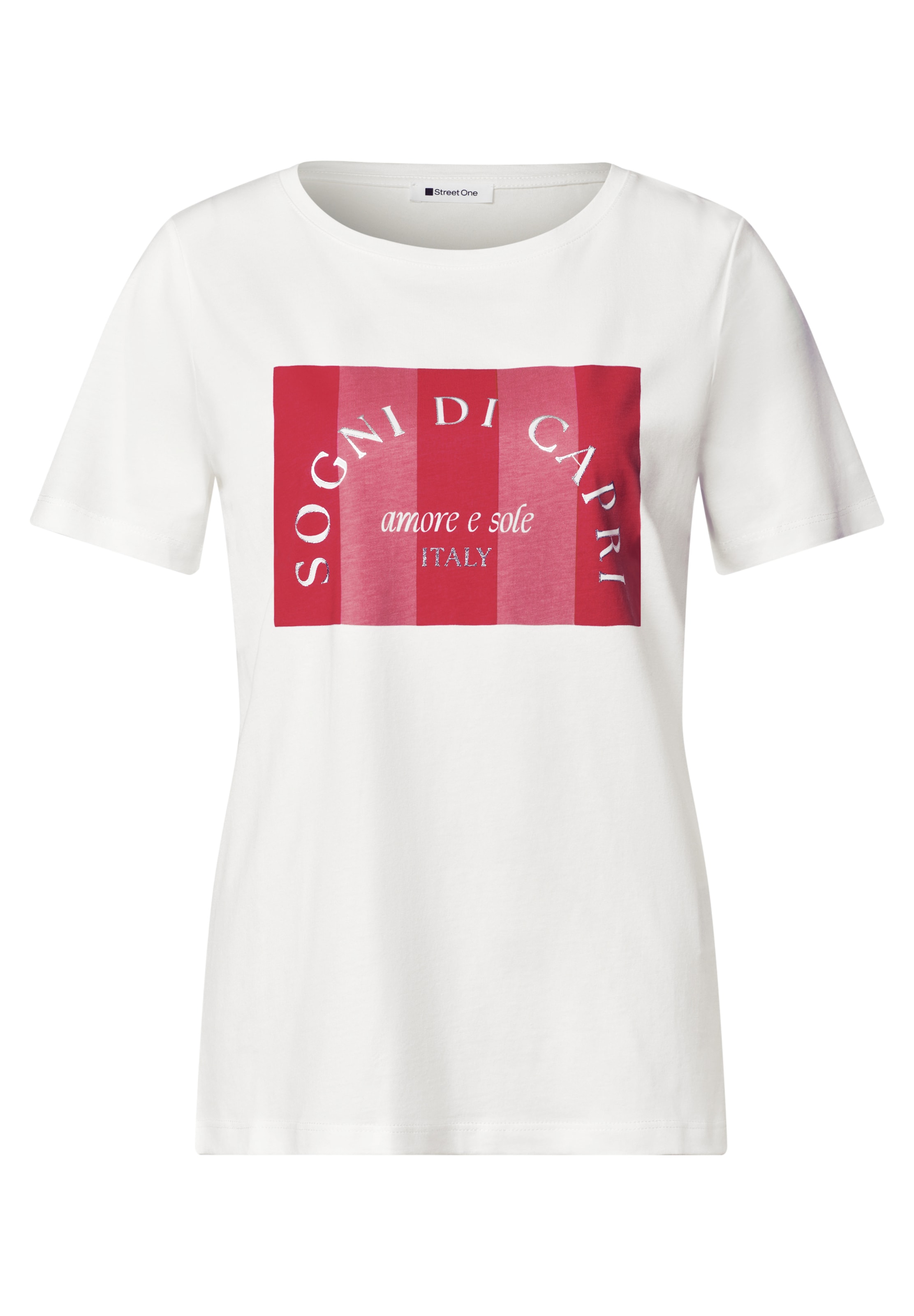 STREET ONE Shirt in White: front