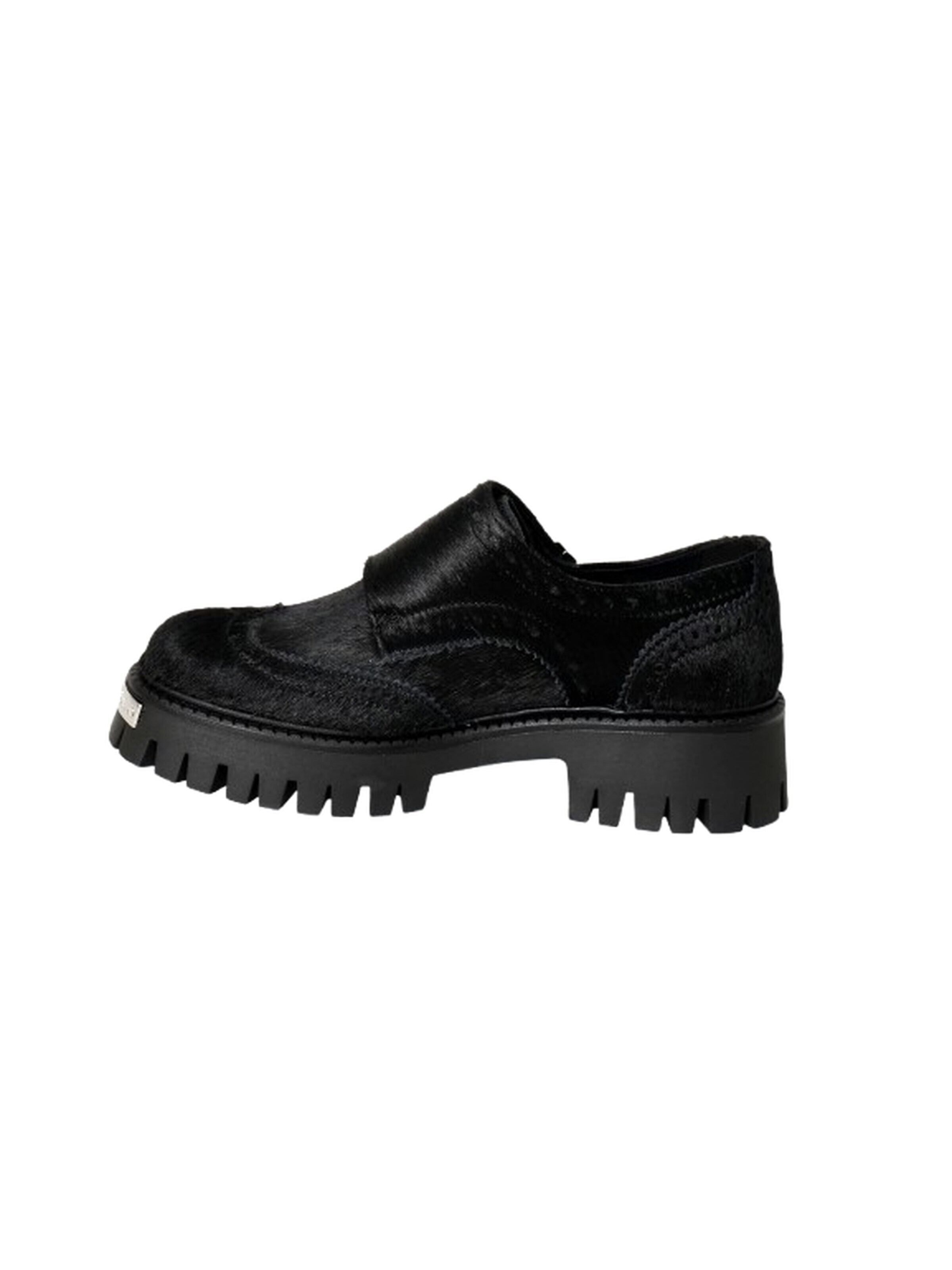Yoxeone Lace-up shoe 'MONK WILD' in Black