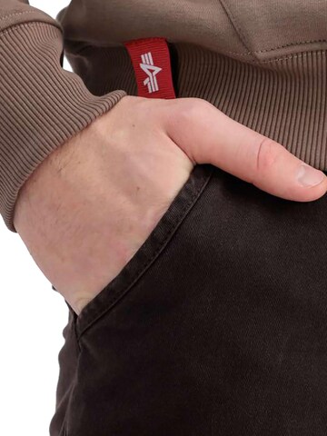 ALPHA INDUSTRIES Regular Cargohose 'Agent'‌‌‌‌‌‌‌ in Braun