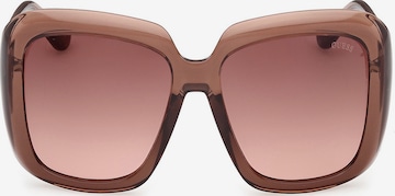 Occhiali da sole di GUESS in marrone: frontale