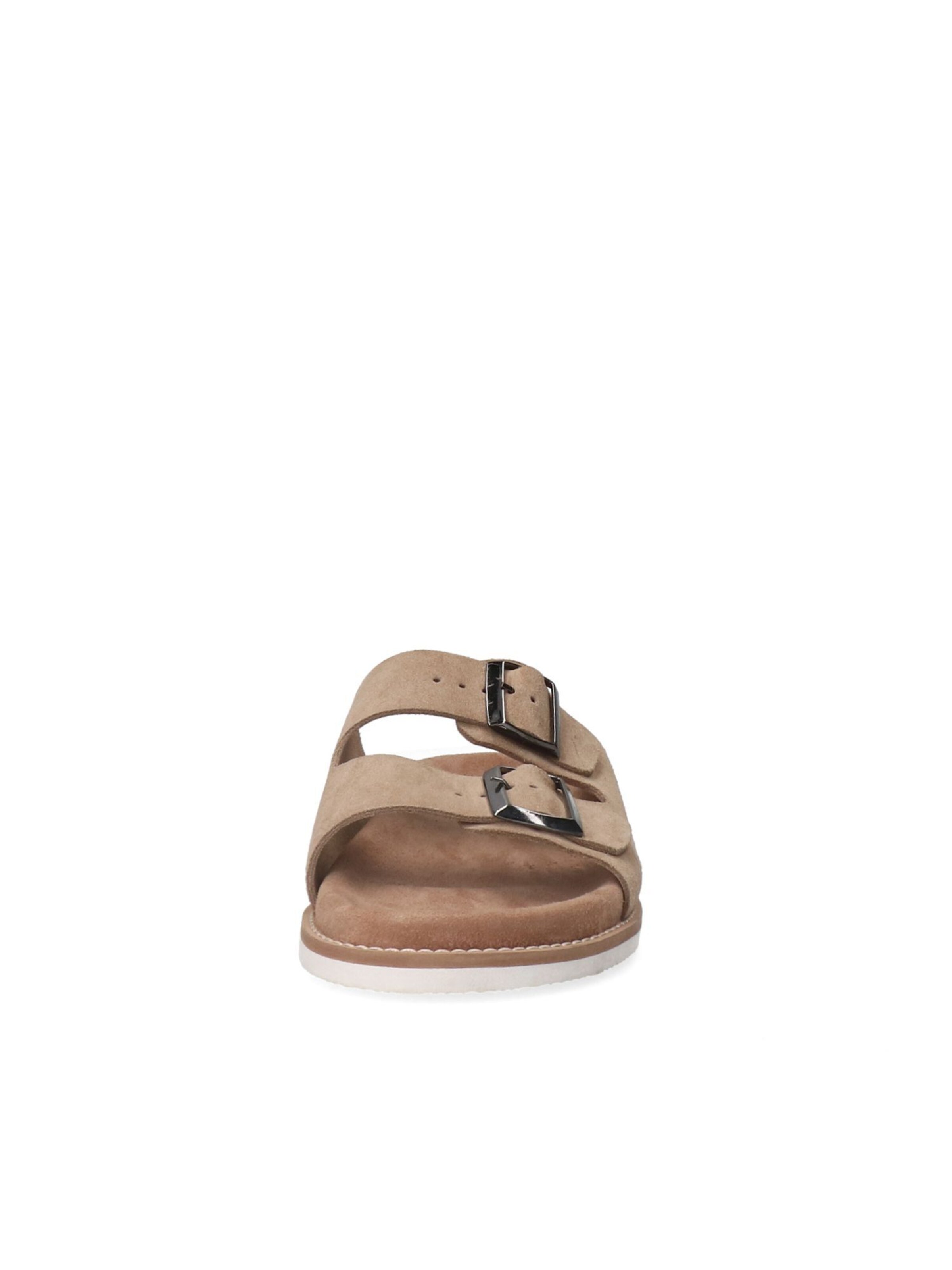 MANFIELD Mules in Beige