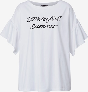 Sara Lindholm Shirt in Wit: voorkant