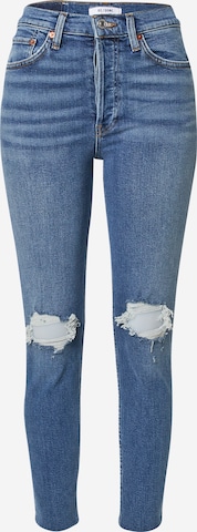 RE/DONE Skinny Jeans in Blue: front