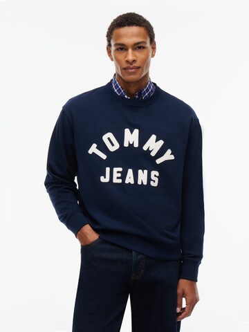 Tommy Jeans - Sweatshirt 'NEW CLASSIC' em azul: frente
