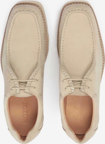 Kazar Lace-Up Shoes in Beige
