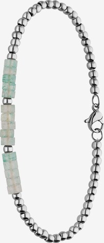 Lucardi Bracelet 'Naturstein ' in Silver: front