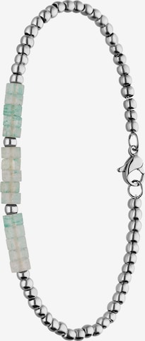 Lucardi Bracelet 'Naturstein ' in Silver: front