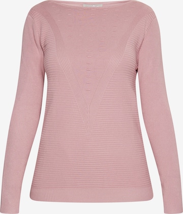 Pull-over 'Sivene' Usha en rose : devant