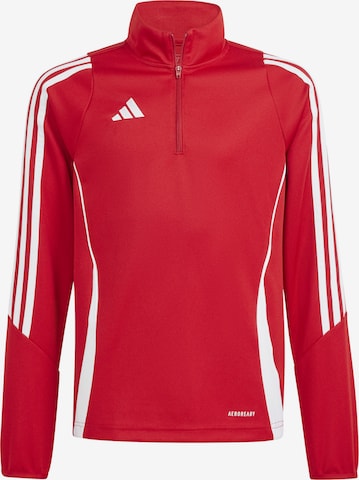 ADIDAS PERFORMANCE Sportsweatshirt 'Tiro 24' in Rot: Vorderseite