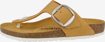 BIRKENSTOCK Zehentrenner 'Gizeh' in Gelb