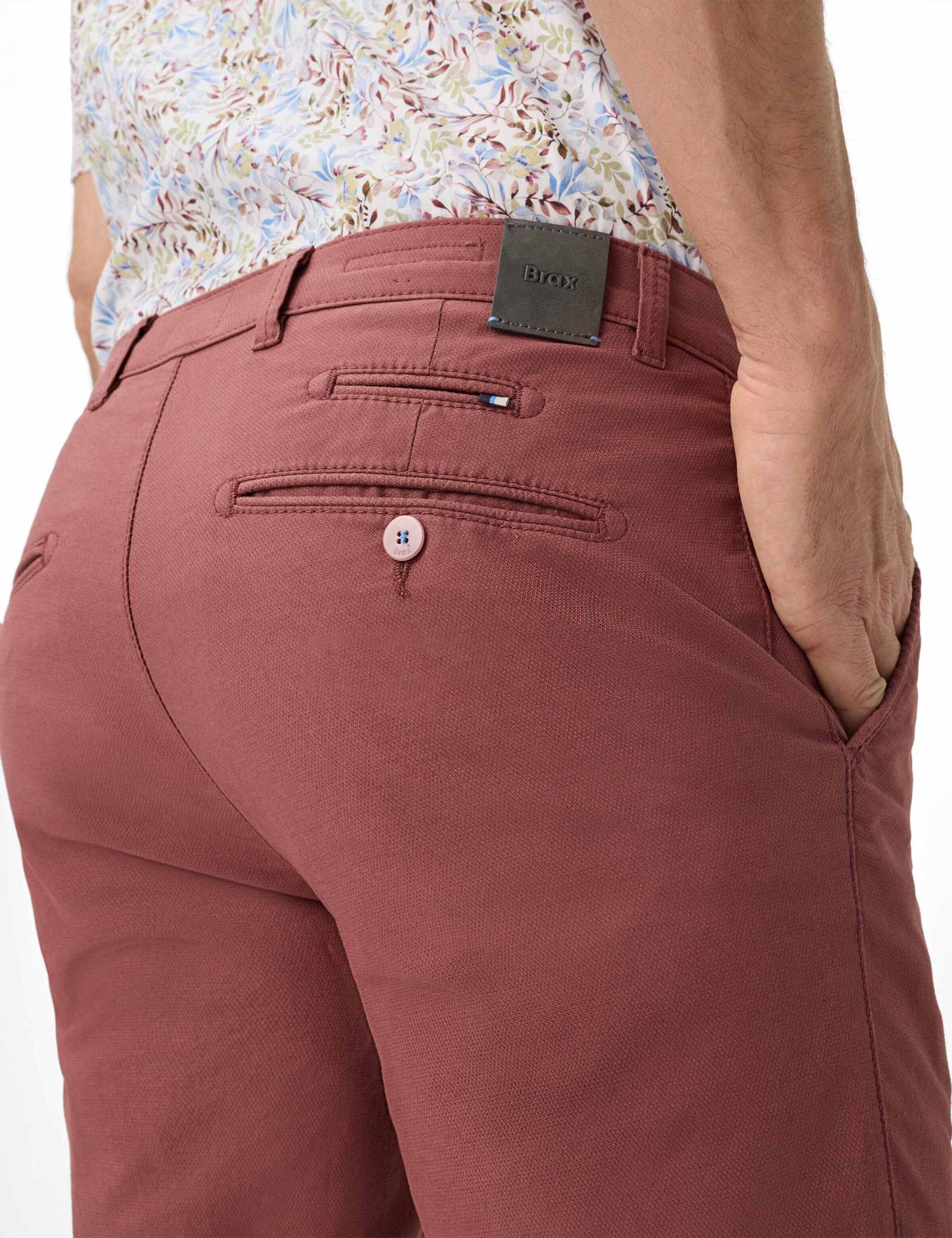 BRAX Regular Chino in Roze