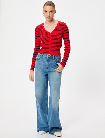Koton Knit cardigan in Red