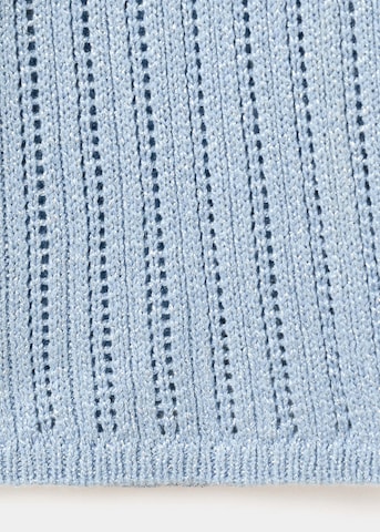 MANGO Knitted dress 'Blues' in Blue