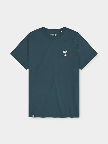 Bavarian Caps Shirt 'Grantler Klub: Snoopy' in Blue: front