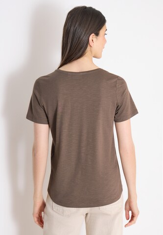 CECIL T-Shirt in Braun