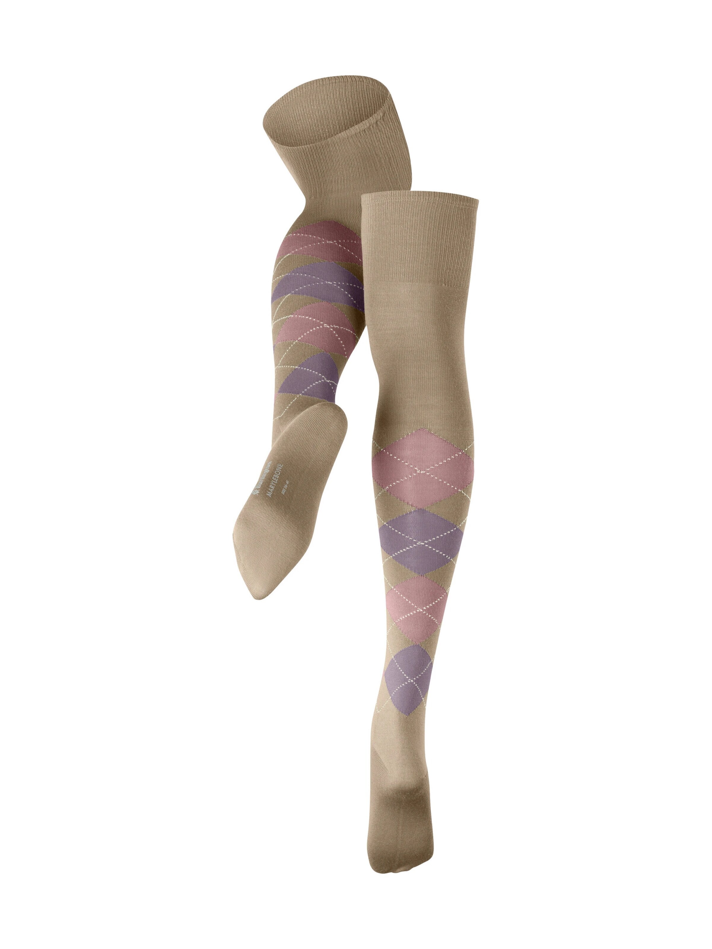 BURLINGTON Overknee Strümpfe 'Marylebone'‌‌‌‌‌‌‌‌‌‌ in Braun