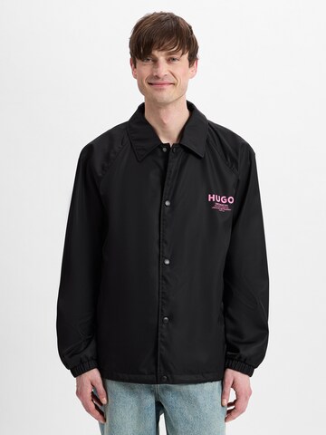 HUGO Jacke Biyo in Schwarz: Vorderseite