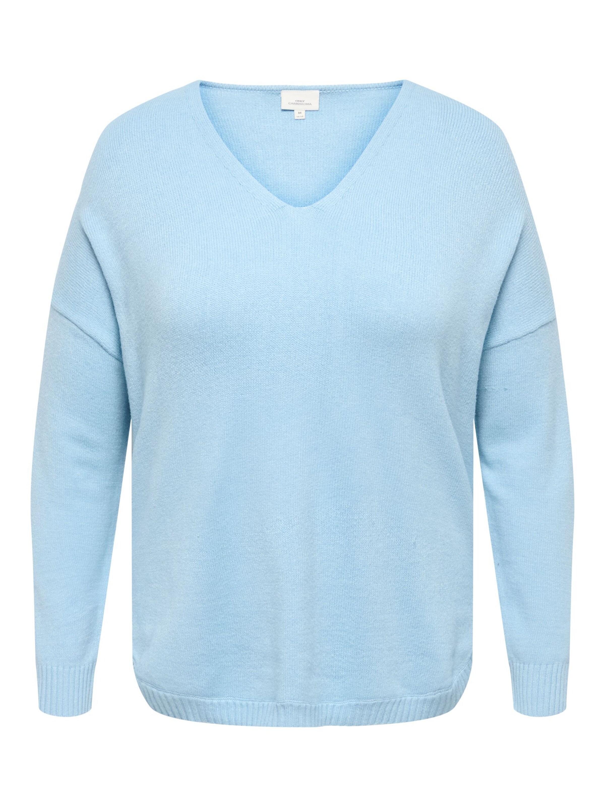 ONLY Carmakoma Pullover 'CARMargareta' in Blau: Vorderseite