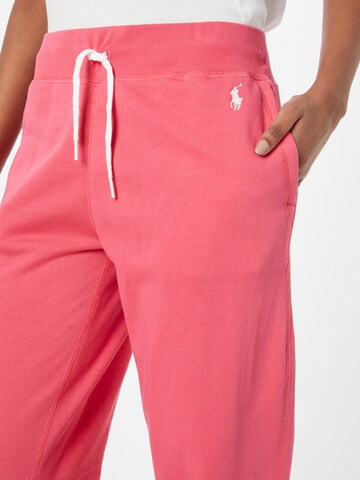 Tapered Pantaloni di Polo Ralph Lauren in rosa