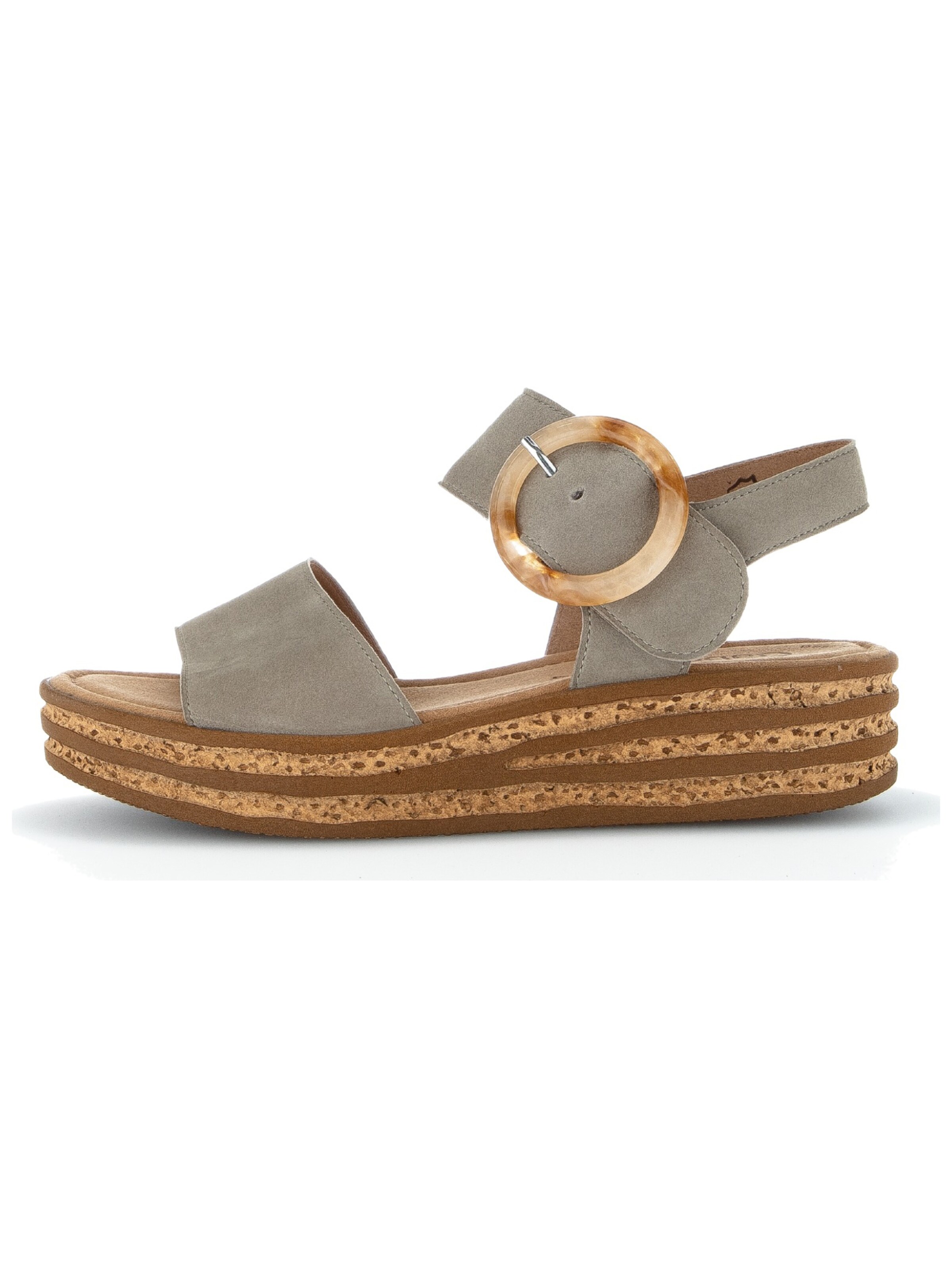 Sandales GABOR en gris : devant