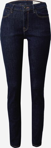 Slimfit Jeans de la ESPRIT pe albastru: față
