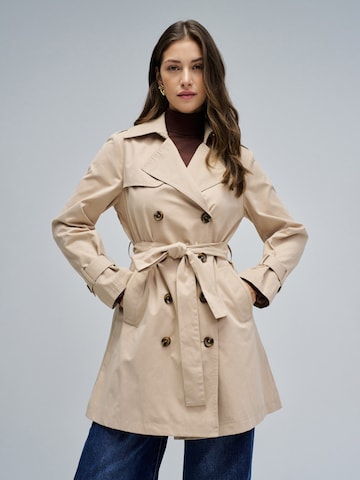 Salsa Jeans Winter parka in Beige: front