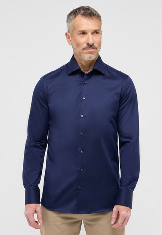 ETERNA Slim fit Business shirt in Blue: front