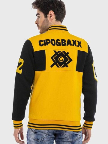 CIPO & BAXX Sweatjacke in Gelb
