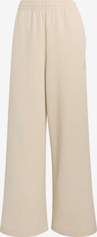 Pantalon de sport ADIDAS SPORTSWEAR en beige : devant