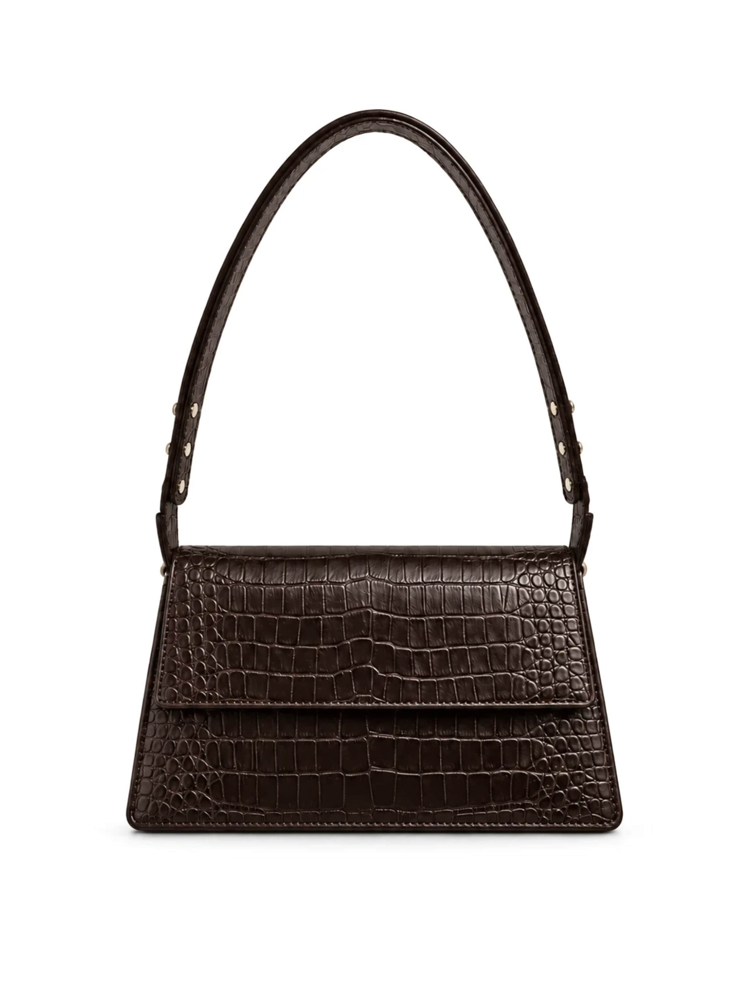 Borsa a spalla 'OPHELIA' di PURE Studios in marrone: frontale