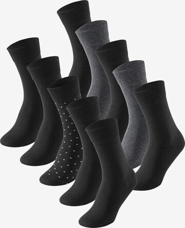 SCHIESSER Socks ' Cotton Fit ' in Grey: front