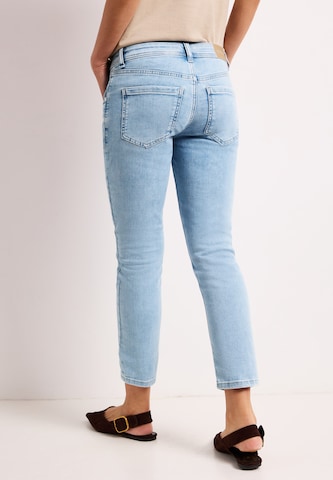 STREET ONE Slimfit Jeans in Blau