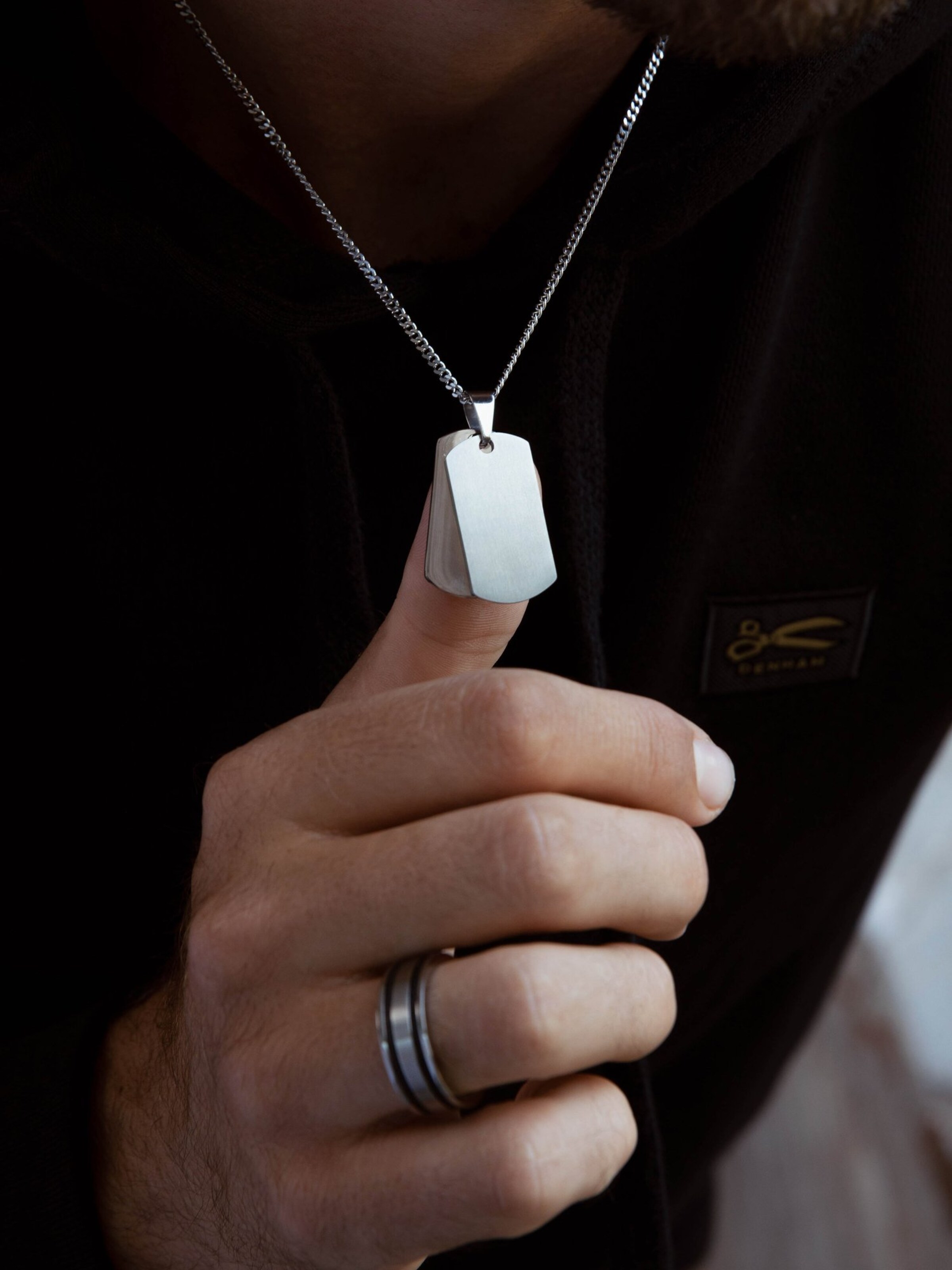 Lucardi Ring in Silver: front